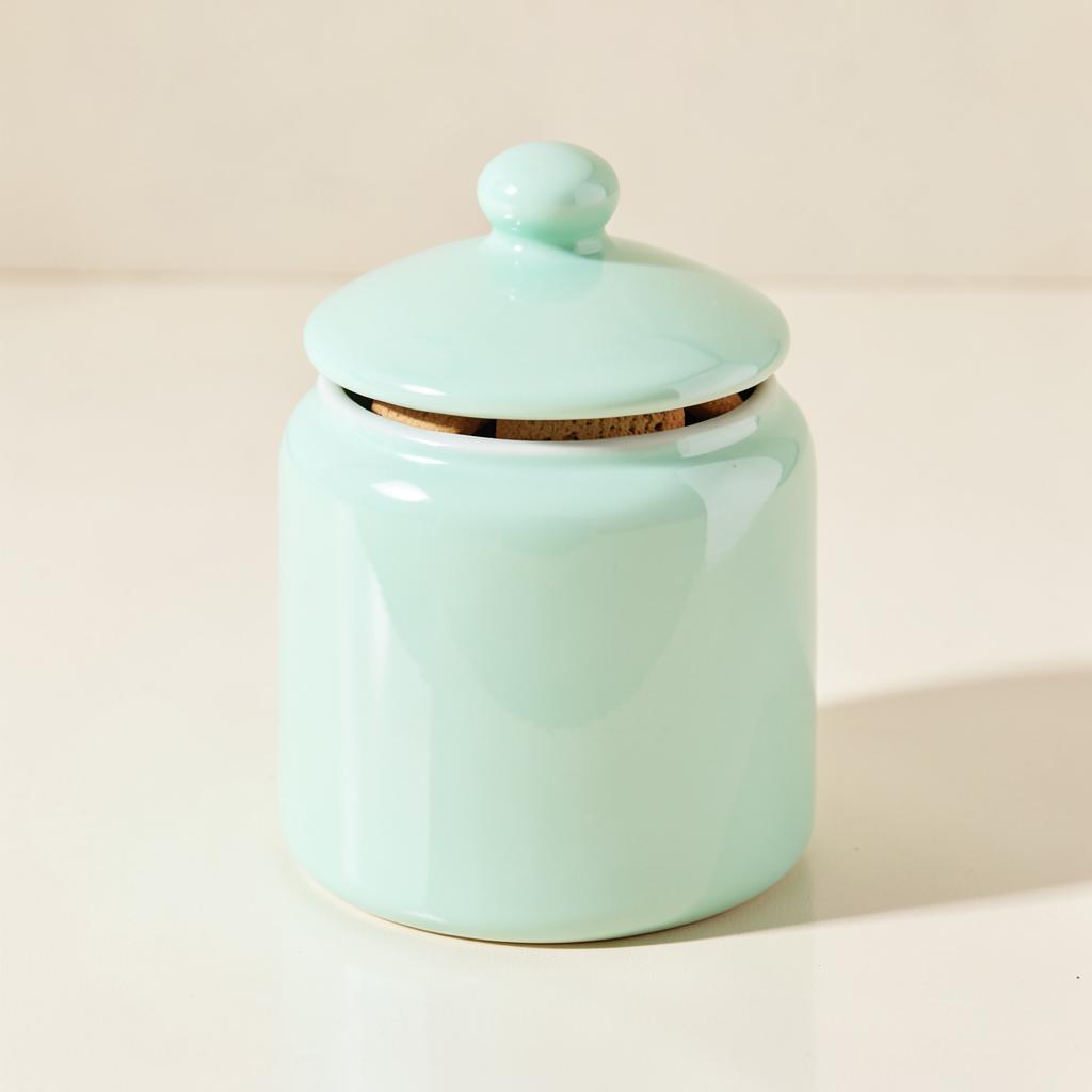 Green storage jar